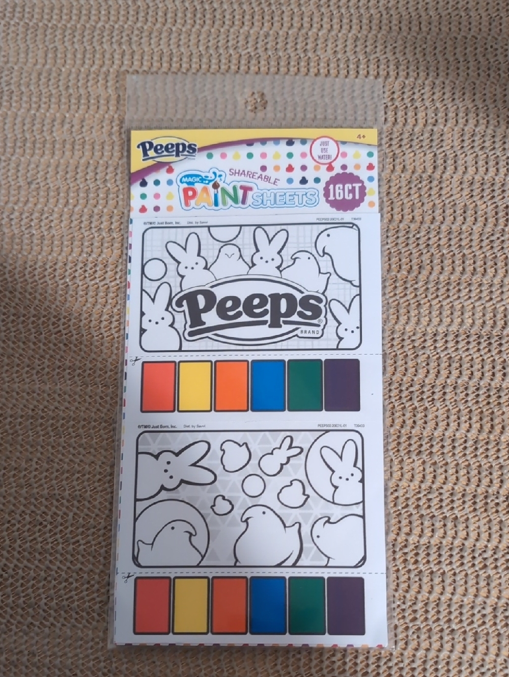 Magic Shareable Paint Sheets 16 Count New
